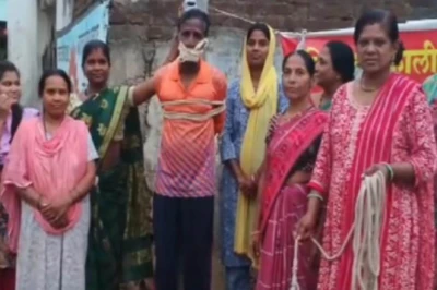 बालाघाट में शराब के खिलाफ महिलाओं का कड़ा रुख, शराबी पति को खंभे से बांधकर जताया विरोध