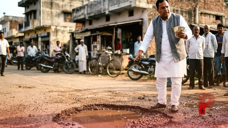 सड़क के गड्ढों पर विधायक का अजीबोगरीब तर्क, कहा- 100 की गड्डी में एक नोट मैला हो तो 99 की तारीफ करें