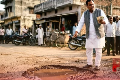 सड़क के गड्ढों पर विधायक का अजीबोगरीब तर्क, कहा- 100 की गड्डी में एक नोट मैला हो तो 99 की तारीफ करें