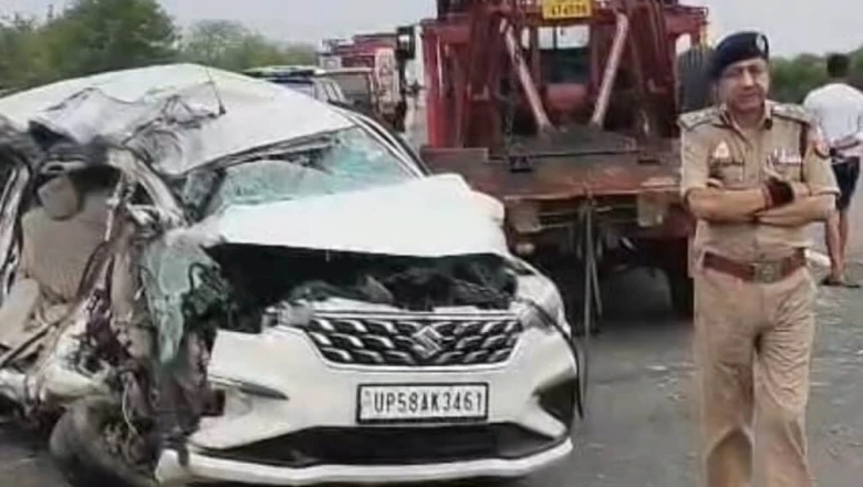 आगरा-लखनऊ एक्सप्रेसवे पर भीषण सड़क हादसा, बस और कार की टक्कर में 5 लोगों की दर्दनाक मौत
