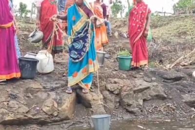 ग्राउंड रिपोर्ट: मंडला के इस गांव में लोग पी रहे कीचड़ जैसा पानी, सरकारी 'हर घर जल' योजना का कहीं अता-पता नहीं