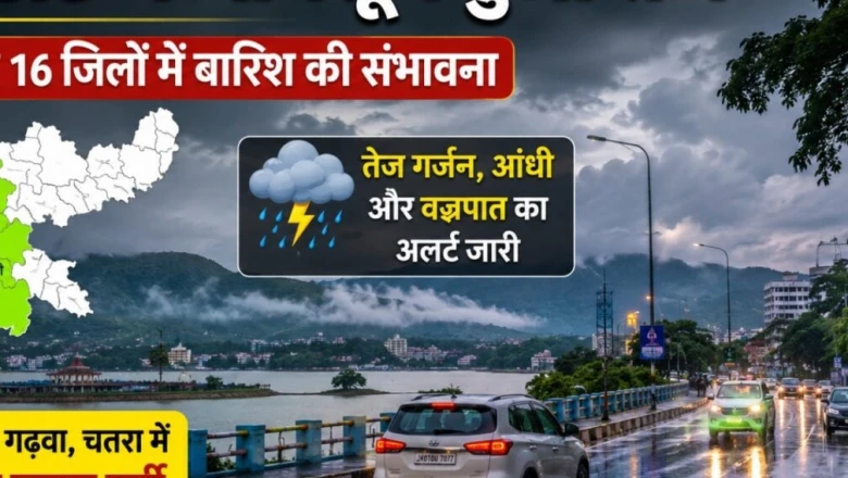 झारखंड का मौसम: 16 जिलों में बारिश और वज्रपात का अलर्ट, जानें आज कहां रहेगी सबसे ज्यादा गर्मी