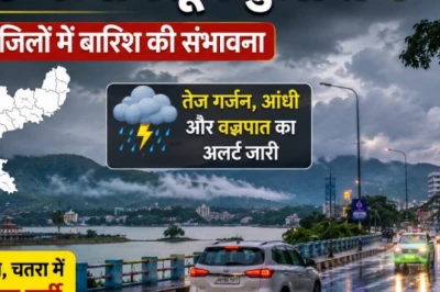 झारखंड का मौसम: 16 जिलों में बारिश और वज्रपात का अलर्ट, जानें आज कहां रहेगी सबसे ज्यादा गर्मी