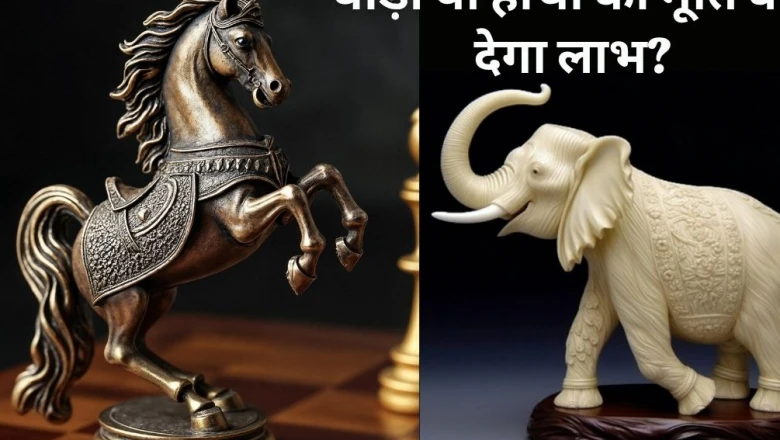 घर की सुख-समृद्धि के लिए वास्तु: दौड़ते हुए घोड़े या हाथी की मूर्ति में से क्या है आपके लिए बेहतर?