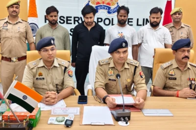 सोनभद्र: फर्जी शेयर ट्रेडिंग ऐप के जरिए 25 लाख की ठगी, पुलिसकर्मियों को ठगने वाले 4 जालसाज गिरफ्तार