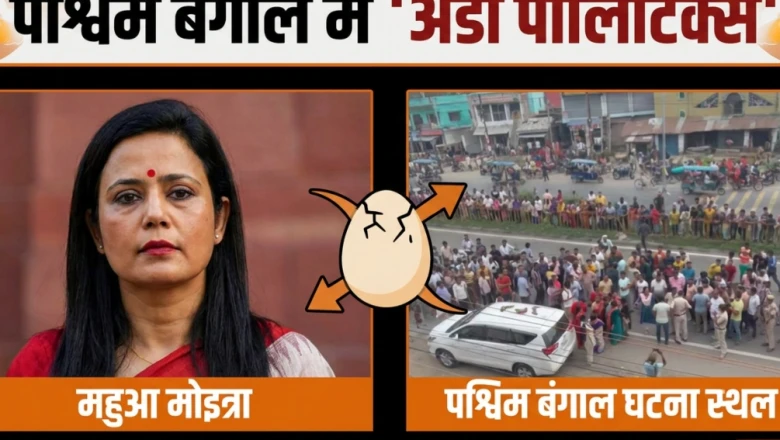 पश्चिम बंगाल में फिर गरमाया अंडा पॉलिटिक्स, सांसद महुआ मोइत्रा पर हमले के बाद TMC और BJP आमने-सामने