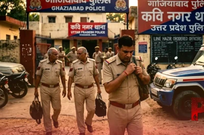 गाजियाबाद पुलिस में बड़ा एक्शन, लापरवाही बरतने वाले दारोगा और दो हेड कांस्टेबल हुए लाइन हाजिर