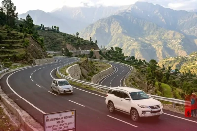मंडी से पधर हाईवे बनकर तैयार: धर्मशाला से मनाली का सफर हुआ आसान, 545 करोड़ की लागत से समय से 5 महीने पहले पूरा हुआ काम