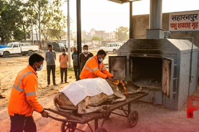 सहारनपुर नगर निगम की बड़ी पहल: अब मृत गायों और पशुओं का सम्मानजनक ढंग से होगा अंतिम संस्कार, लगाया जा रहा है आधुनिक इंसिनरेटर