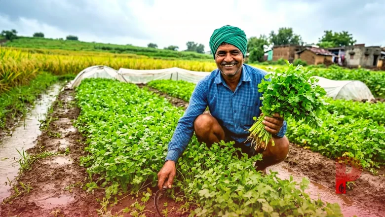 धान और सोयाबीन से हटकर अपनाएं नया तरीका, बारिश में हरी धनिया की खेती कराएगी हर महीने बंपर कमाई