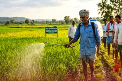किसानों की मेहनत होगी कम, बिरसा एग्रीकल्चर यूनिवर्सिटी का कमाल, पीठ पर टंगने वाला स्प्रेयर करेगा घंटों का काम मिनटों में