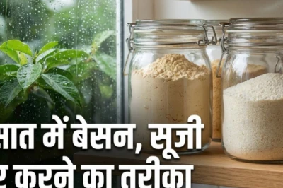 बरसात में बेसन और सूजी को कीड़ों और सीलन से कैसे बचाएं? अपनाएं ये आसान घरेलू उपाय