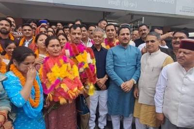 मंडी जिला परिषद चुनाव: भाजपा के अमरू राम बने चेयरमैन, बोदी देवी को मिली उपाध्यक्ष की कुर्सी, जयराम ठाकुर बोले- कांग्रेस के षड्यंत्र लंबे समय तक नहीं चलेंगे