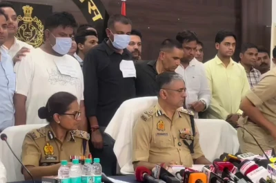 लखनऊ के पॉश इलाके में अंतरराष्ट्रीय साइबर ठगी का भंडाफोड़, गिफ्ट वाउचर और क्रिप्टो के जरिए अमेरिकी नागरिकों से हड़पे 75 करोड़ रुपये, 119 गिरफ्तार