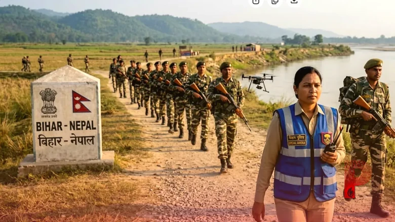 बिहार-नेपाल सीमा पर सुरक्षा का चक्रव्यूह: 1300 जवानों के साथ 138 विशेष दरोगा करेंगे निगरानी