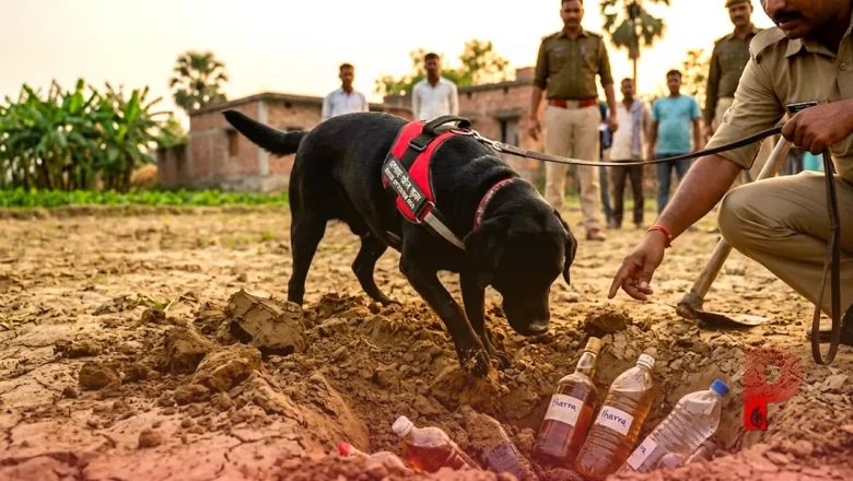 बिहार में शराब तस्करों की नींद उड़ा रही है 'पूजा', मिट्टी के नीचे छिपाई शराब भी नहीं बचती इससे