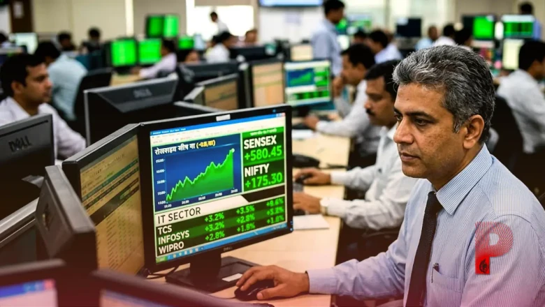 शेयर बाजार में लगातार तीसरे दिन भी छाई हरियाली, सेंसेक्स और निफ्टी बढ़त के साथ बंद, आईटी शेयरों में भारी लिवाली
