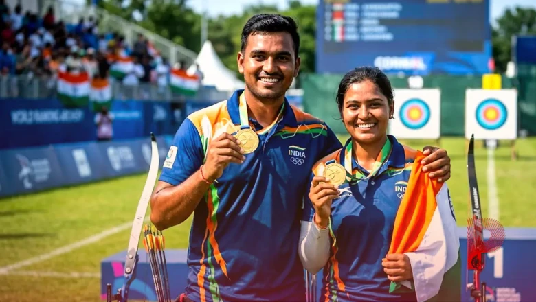 वर्ल्ड रैंकिंग तीरंदाजी में भारतीय जोड़ी का दबदबा, स्वर्ण पदक जीतकर देश का मान बढ़ाया