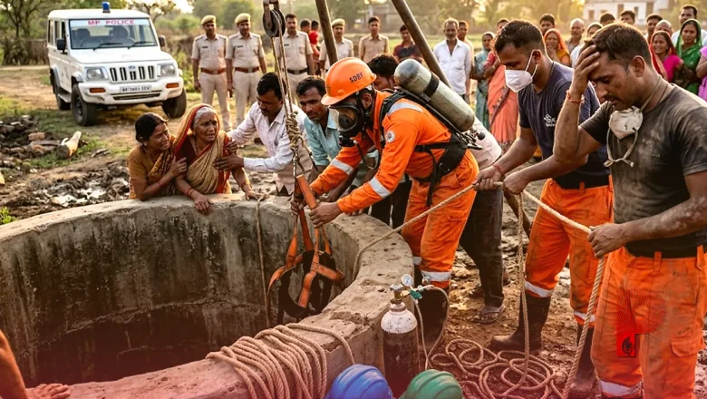 मैहर में बड़ा हादसा: कुएं में गिरे बैल को बचाने उतरे चार युवक, जहरीली गैस की चपेट में आने से तीन की मौत, एक वेंटिलेटर पर