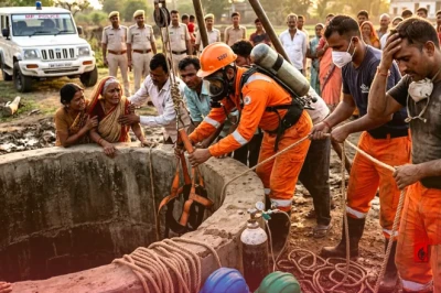 मैहर में बड़ा हादसा: कुएं में गिरे बैल को बचाने उतरे चार युवक, जहरीली गैस की चपेट में आने से तीन की मौत, एक वेंटिलेटर पर