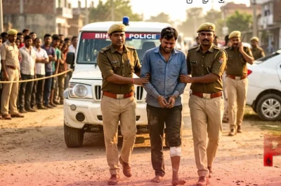 सीतामढ़ी में पुलिस और अपराधियों के बीच मुठभेड़, लूट का मुख्य आरोपी घायल, 5 गिरफ्तार