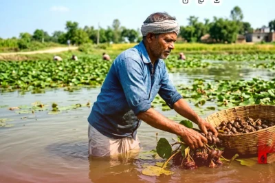 पारंपरिक खेती को छोड़कर सिंघाड़े की ओर बढ़े सारण के किसान, रामचंद्र जैसे किसान कमा रहे अच्छा मुनाफा