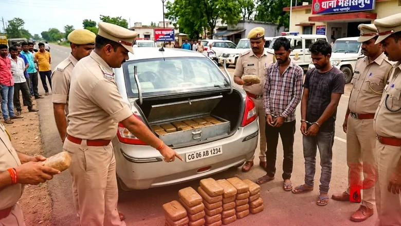 कार के सीक्रेट चैंबर में छिपा रखा था लाखों का गांजा, महासमुंद पुलिस की बड़ी कार्रवाई में दो अंतरराज्यीय तस्कर गिरफ्तार