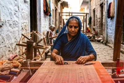 राजस्थान की इस ऐतिहासिक गली में बनती हैं लाखों की कोटा डोरिया साड़ियां, जानें इसकी खासियत
