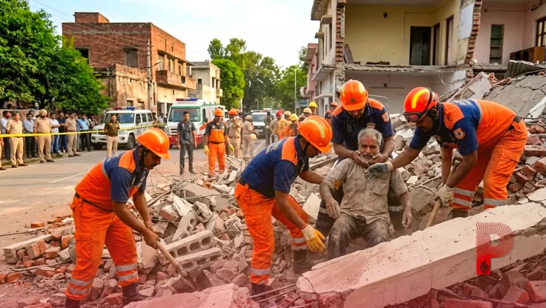 चंडीगढ़ में भरभरा कर गिरी दो मंजिला पुरानी इमारत, मलबे में दबे 4 लोगों को निकाला गया बाहर, रेस्क्यू ऑपरेशन जारी