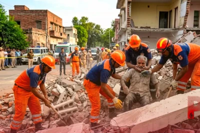 चंडीगढ़ में भरभरा कर गिरी दो मंजिला पुरानी इमारत, मलबे में दबे 4 लोगों को निकाला गया बाहर, रेस्क्यू ऑपरेशन जारी