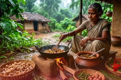 मानसून की खास सौगात: बस्तर के जंगलों में मिलने वाली अनोखी 'रान छाती' सब्जी, इमली के पानी के तड़के के साथ ऐसे करें तैयार
