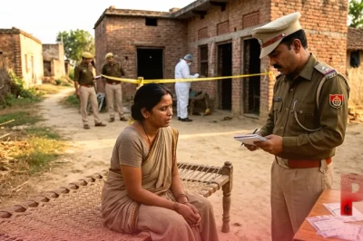 फतेहपुर: प्रताड़ना से तंग आकर पत्नी ने पति को पेट्रोल डालकर जिंदा फूंका, बैंक बंदी के एक सुराग से खुला खौफनाक हत्याकांड का राज
