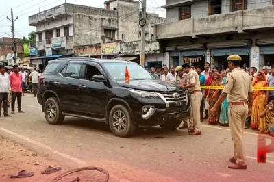 मुजफ्फरपुर में भीषण सड़क दुर्घटना: बीजेपी नेता की काली फॉर्च्यूनर ने दो सहेलियों को रौंदा, मौके पर ही दर्दनाक मौत