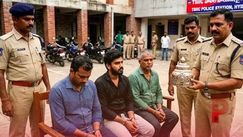 तेलंगाना के मंदिर से डेढ़ किलो चांदी का मुकुट चुराने वाला गिरोह गिरफ्तार, आरोपियों पर पहले से दर्ज हैं 45 आपराधिक मामले