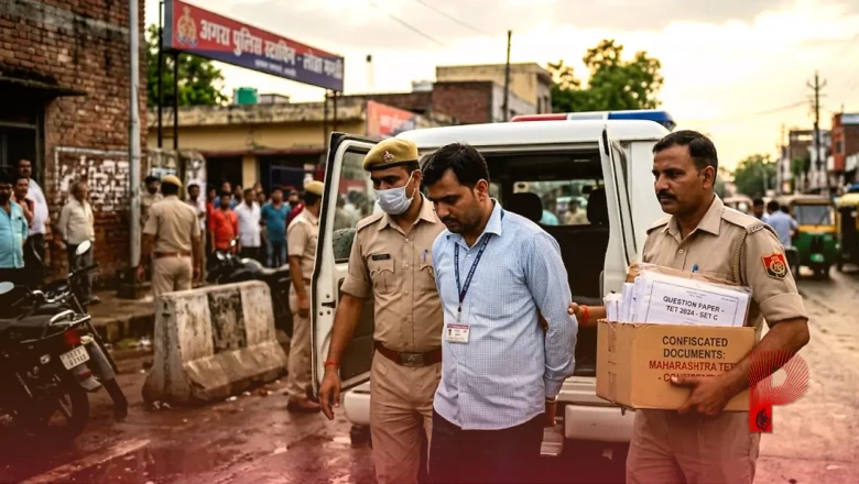 महाराष्ट्र TET पेपर लीक मामले में उत्तर प्रदेश कनेक्शन: आगरा से 3 और आरोपी गिरफ्तार, प्रिंटिंग प्रेस से जुड़ा है मामला