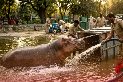 कानपुर से इंदौर का सफर तय करेगा दरियाई घोड़ा 'सतीश', 700 किमी की यात्रा में नहाने पर खर्च होगा 20 हजार लीटर पानी, बदले में मिलेगी शेरनी 'वीरा'
