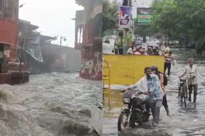 मथुरा में मानसून की पहली बौछार ने खोली नगर निगम की पोल, जलभराव से डूबे शहर के कई प्रमुख मार्ग