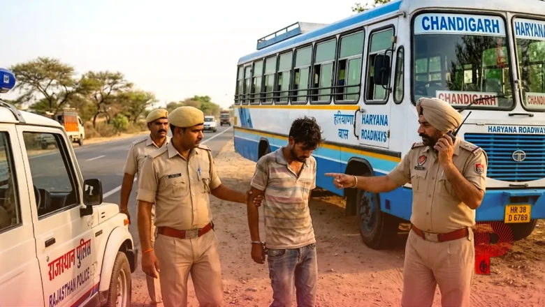 हरियाणा रोडवेज की बस चोरी होने से मचा हड़कंप, पुलिस ने 36 घंटे के भीतर राजस्थान से बरामद की गाड़ी, आरोपी गिरफ्तार
