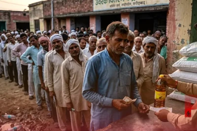 फरीदाबाद में DAP खाद का गंभीर संकट: 12 घंटे लाइन में खड़े रहने के बाद भी किसान खाली हाथ, जबरन बेचा जा रहा सरसों का तेल