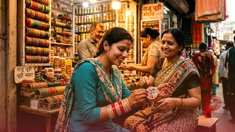 अंबाला के मनिहारी बाजार में ब्राइडल शॉपिंग की धूम, दूल्हा-दुल्हन की फोटो वाले चूड़े बने दुल्हनों की पहली पसंद