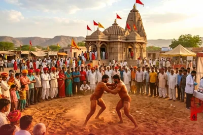 राजस्थान के इस अनोखे बालाजी मंदिर में उमड़ती है आस्था, दर्शन के साथ कुश्ती दंगल और रक्तदान भी है मेले का मुख्य आकर्षण