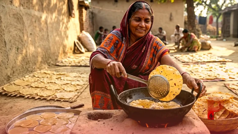 पापड़ बनाने का देसी नुस्खा: जहानाबाद की तारावती देवी से सीखें बाजार जैसे खिले-खिले पापड़ बनाने का आसान तरीका