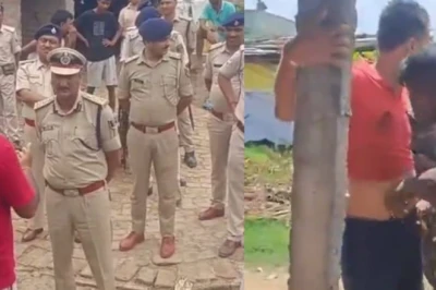 बेगूसराय पुलिस पर कुख्यात बदमाशों की कमर में जबरन पिस्तौल डालने का आरोप, जांच के लिए गांव पहुंचे DIG शैलेश कुमार सिन्हा