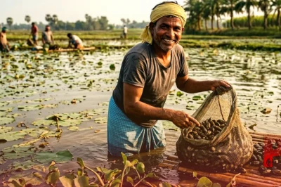 अपराध की पहचान छोड़ अब 'सफेद सोना' उगल रही नवगछिया की धरती, मखाने की खेती से दोगुनी हो रही किसानों की कमाई