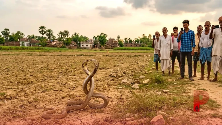 सावन आने से पहले मोतिहारी के खेत में दिखा नाग-नागिन का अद्भुत मिलन, वीडियो हुआ वायरल