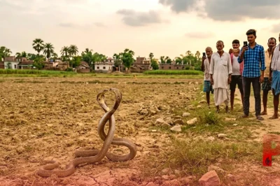 सावन आने से पहले मोतिहारी के खेत में दिखा नाग-नागिन का अद्भुत मिलन, वीडियो हुआ वायरल