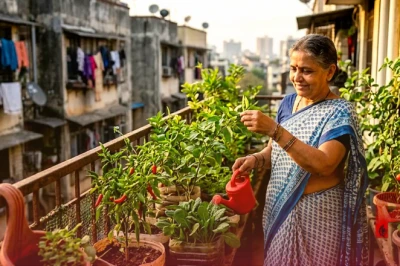 घर की बालकनी में उगाएं ताजी सब्जियां, महज 30 दिन में बाजार से लाने की छुट्टी