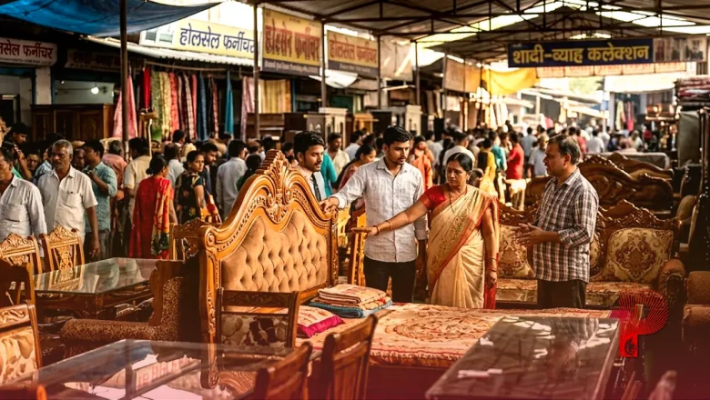 जमशेदपुर की इस बड़ी मंडी में बेहद सस्ते दामों पर मिल रहे हैं लग्जरी फर्नीचर, शादी-ब्याह की खरीदारी के लिए उमड़ रही भीड़