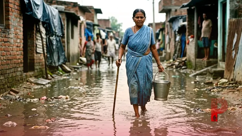 फरीदाबाद की सपेरा बस्ती में नारकीय हालात: नालियां न होने से सड़कों पर बह रहा गंदा पानी, बारिश में बढ़ता है जहरीले सांपों का खौफ