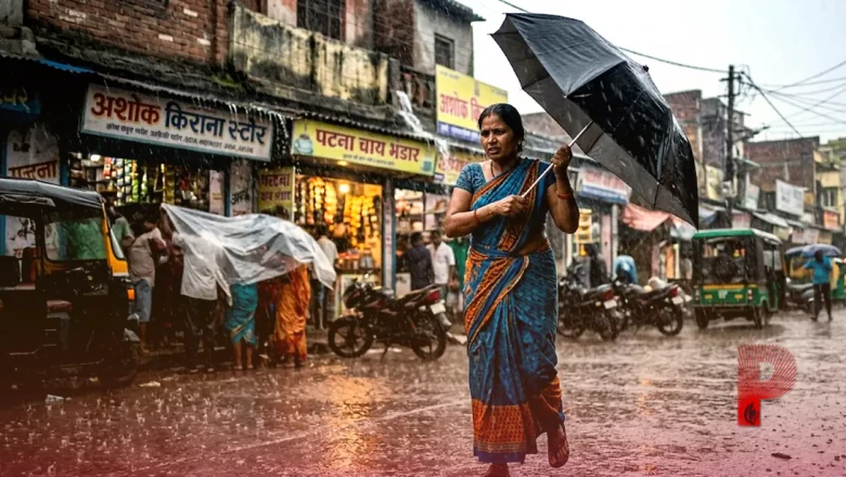 बिहार के 24 जिलों में मौसम का मिजाज बदला, भारी बारिश और 60 किमी प्रति घंटे की रफ्तार से चलेगी हवा